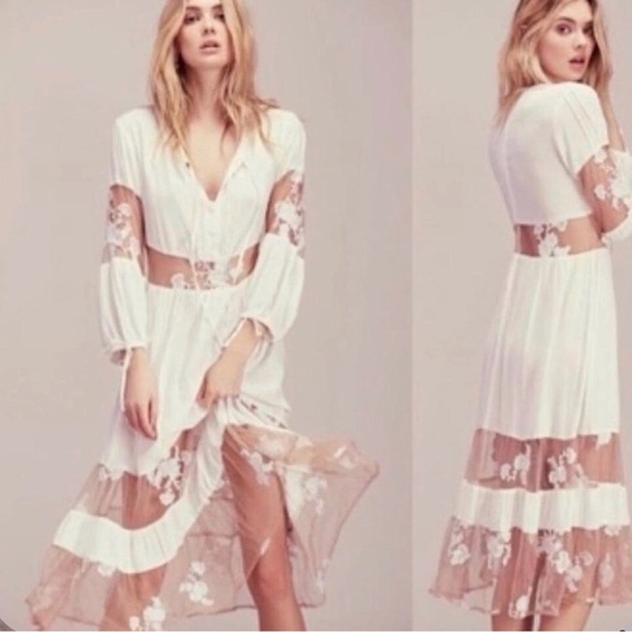 For Love and Lemons Eva Dress with Embroidery - Picture 3 of 8